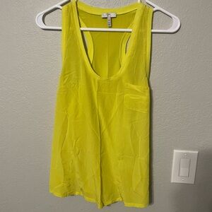 Joie Alicia Silk Chiffon Racerback
Sleeveless Racerback Tank Top Neon
Citrine M